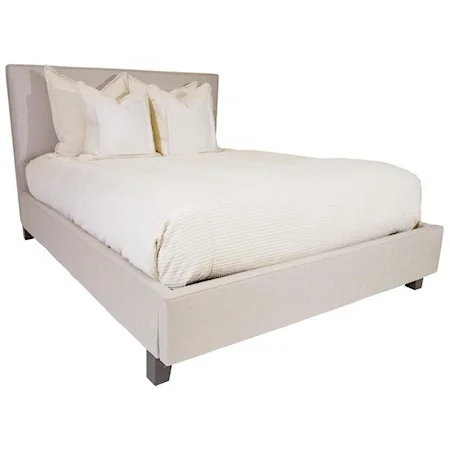 Full Upholstered Bed with Storage Footboard Drawer